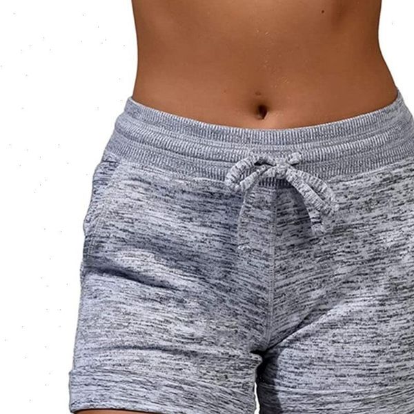 

summer casual sports lace women shorts up run bike loose pockets drop, White;black