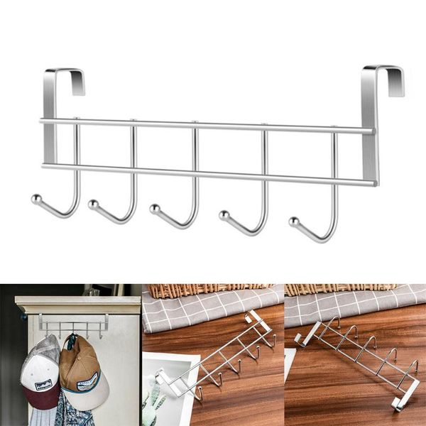 

hooks & rails 5 size: 24.5 x 9 2.5 cm.over the door wash room hanger clothes towel storage holder 100% brand and high qual