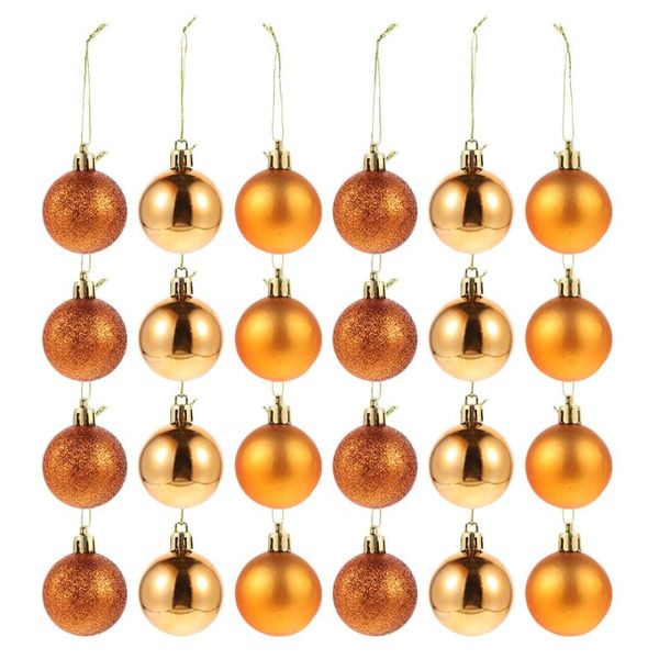 

party decoration 24pcs decorative balls christmas tree decorations xmas hanging ball home pendant decor prop supplies