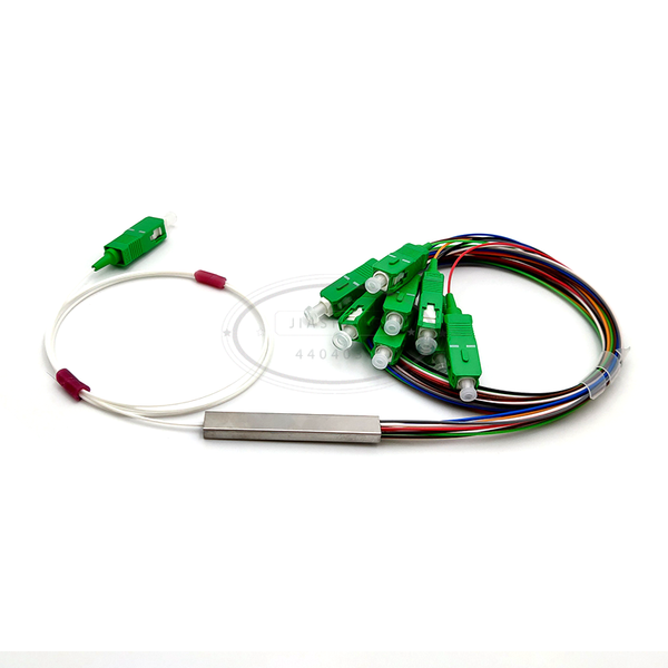 

fiber optic equipment scapc 1x8 ftth splitter fbt optical coupler sc singlemode simplex steel pipe plc