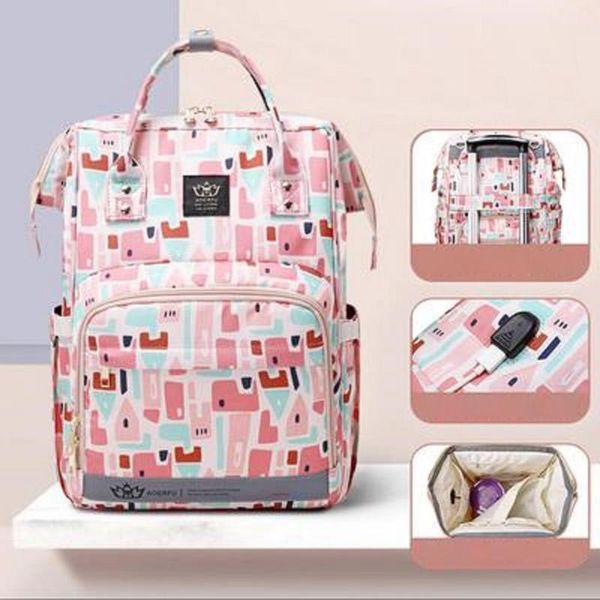 

diaper bags multifunction fashion maternity nappy bag baby care large capacity mom backpack mommy print waterproof