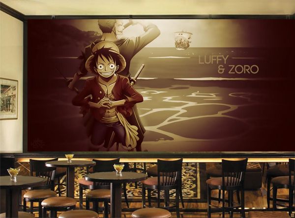 

wallpapers [self-adhesive] 3d one piece 1122 japan anime wall paper mural print decal murals