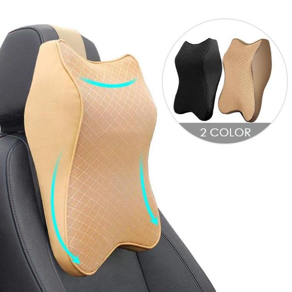 

seat cushions car headrest neck rest cushion ergonomic pillow memory foam carseat support head pain relief