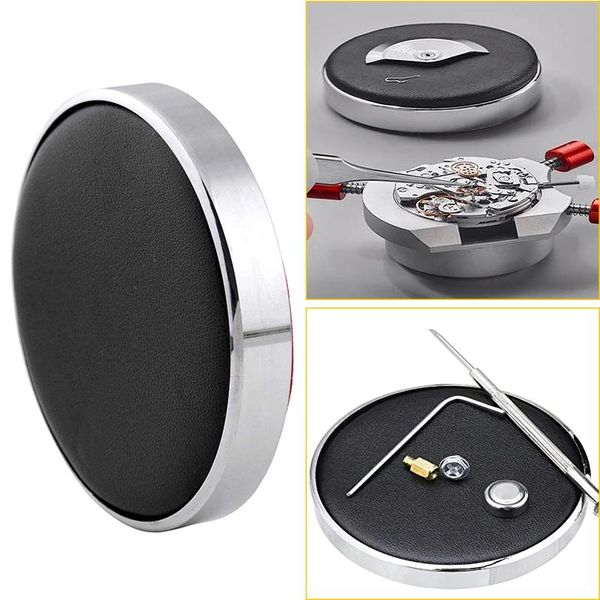 

professional hand tool sets 2.8 inch watch repair cushion round non-slip shop holder pad support mat protective plastic home maintenance