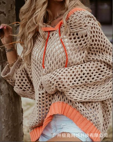 

women's sweaters 2021 autumn and winter contrast blouse wool, White;black