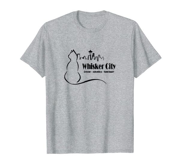

Black Whisker City Cat Rescue Logo T-shirt, Mainly pictures