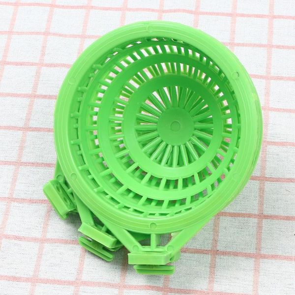 

bird cages 4pcs rest nest hollow-out parrot hanging pet supplies (green)