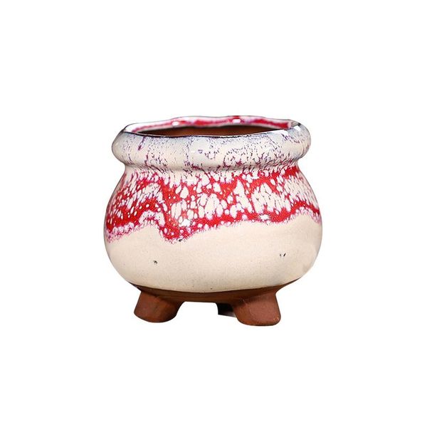 

planters & pots wholesale mini thumb ceramic flower pot korean succulent simple creative bonsai balcony green plants home garden