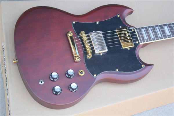 

rosewood fingerboard electric guitar, cream frets binding, tune-o-matic bridge electric guitar gutiars guitarra