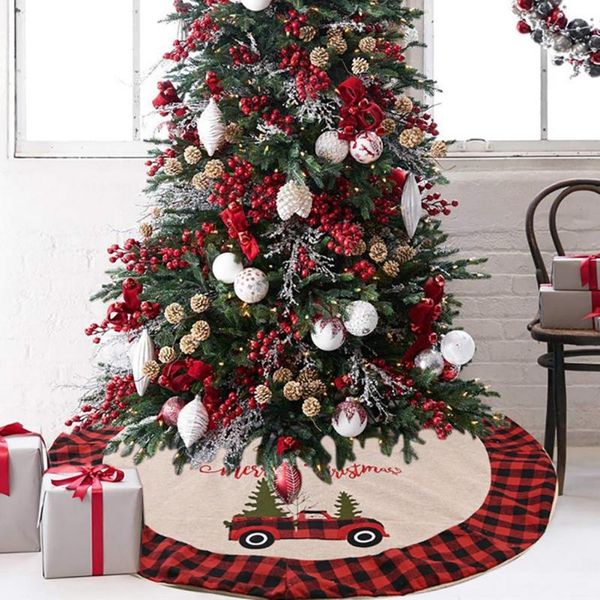 

christmas decorations tree skirt 48 inch round indoor outdoor mat party