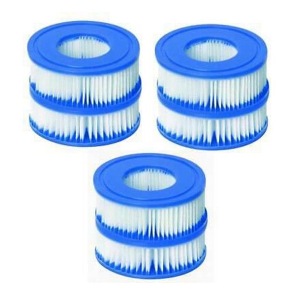 

pool & accessories 6 pcs spa filter replacement cartridge for lay z spa,inflatable winter swimming tub