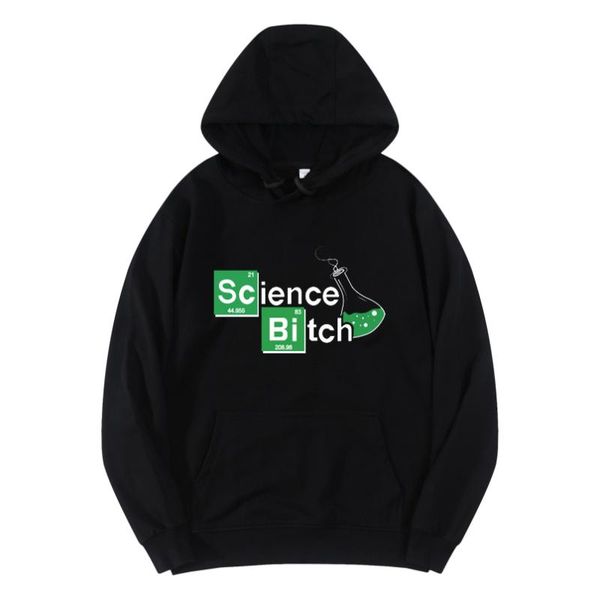 

science bitch funny pure cotton women sweatshirt oversized sport hoodie chemistry graphic pullovers clothes women's hoodies & sweatshir, Black