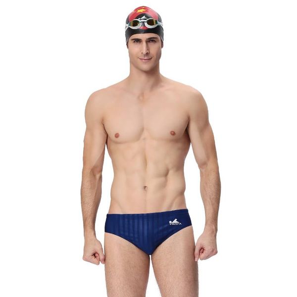 

women's swimwear yingfa 2021 boy competition striped sport professional waterproof swimming briefs trainning bathing suit s-3xl, White;black