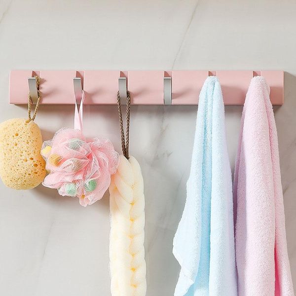 

magic foldable coat rack hat hook hanger bedroom door wall-mounting invisible corner room kitchen toilet wall brack hooks & rails