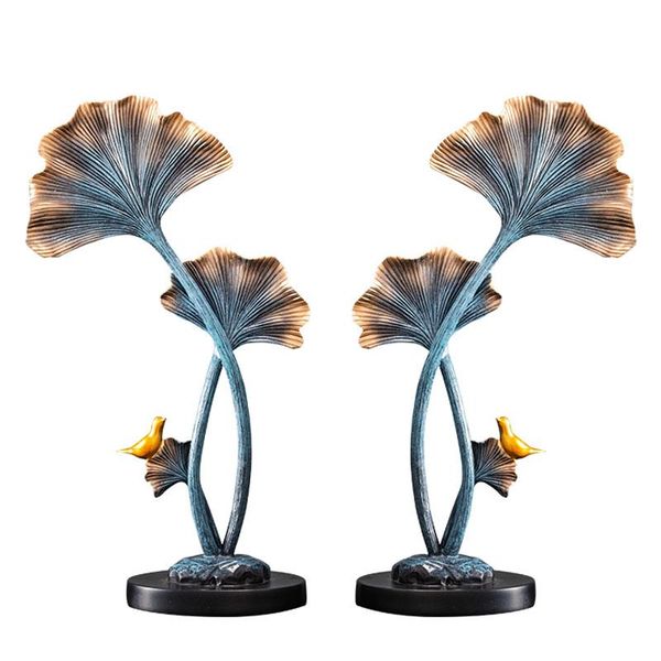 

decorative objects & figurines antique ginkgo biloba home decoration ornaments resin fengshui furnishings business gifts office living room