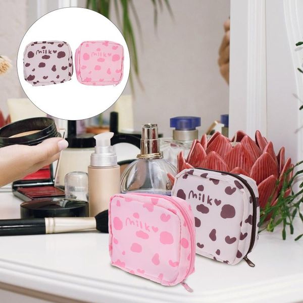 

Storage Bags 2pcs Small And Lovely Menstrual Pad Pouches (Assorted Color)