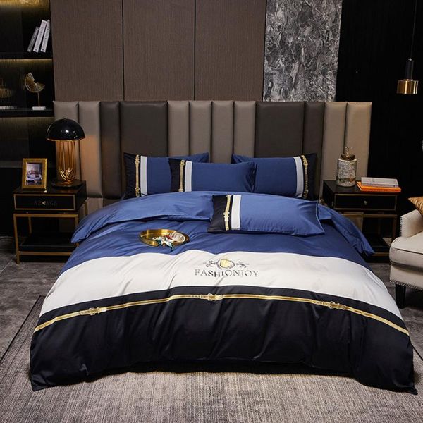 

bedding sets svetanya embroidery egyptian cotton set  king size bedlinens flat sheet duvet cover