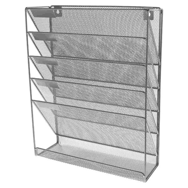 

hooks & rails 1pc wall-mounted files storage rack wall shelf sundries organizer