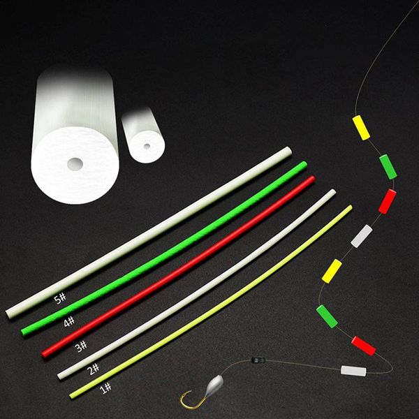 

10pcs/pack foam cylinder fishing float high density with center hole for making tying rig accessories