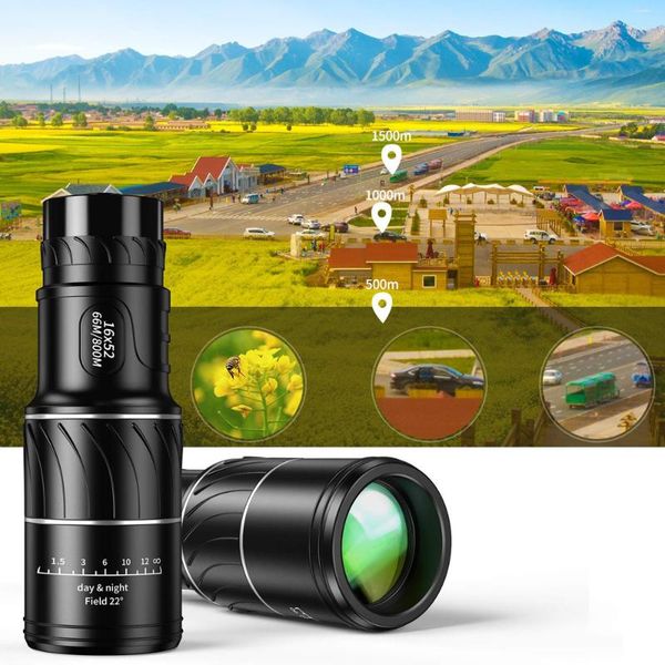 

telescope & binoculars apexel hd dual focus monocular 16x52 with night vision high power waterproof for outdoor hunting tourism bird watchin