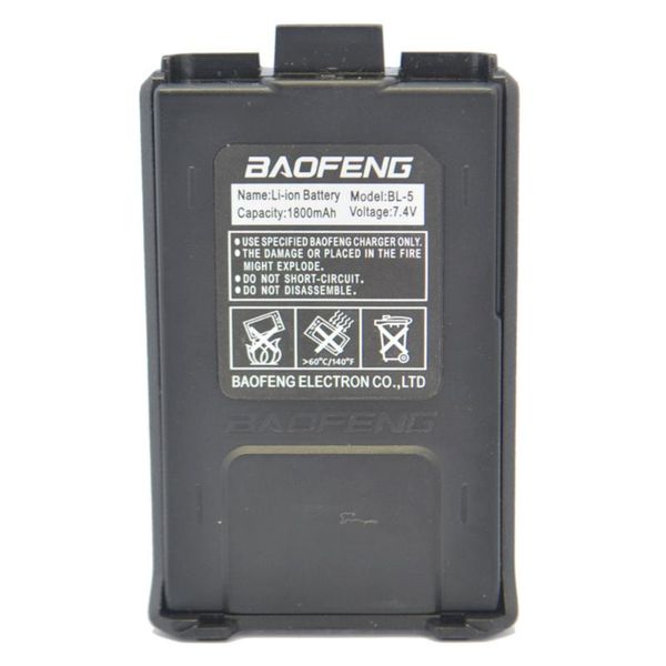 

baofeng uv5r battery 7.4v/ 1800mah rechargeable for uv 5r 5ra 5rb 5rc 5rd 5re two way radio walkie talkie