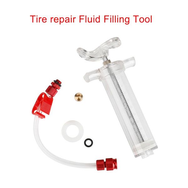 

tools bicycle tubeless tyre liquid injector mtb bike repair fluid filling tool kits cycling tire sealant
