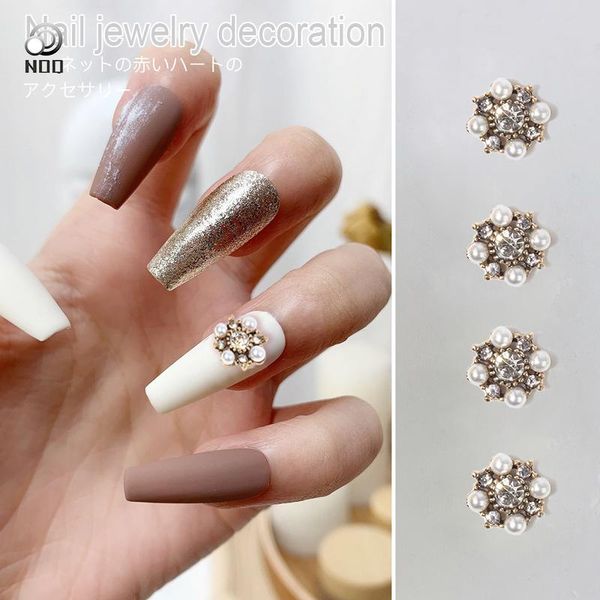 

nail art decorations 50/100pcs paint gold crystal design baroque style pearl retro european ballet elegant diamond, Silver;gold