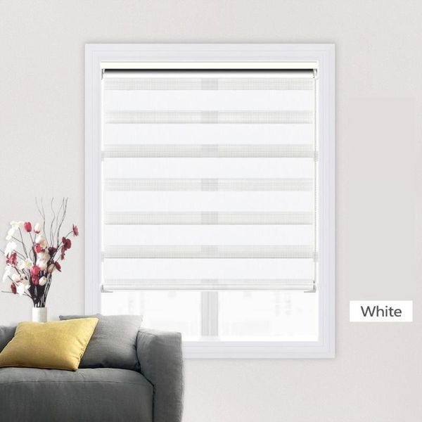

blinds full-light sunshade roller blind dust cover design thick linen fabric aluminum track living room decorative