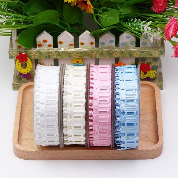 

party decoration 2.2cm*15m/roll pink blue feeding bottle baby shower ribbon decorations favor gift bags & wrapping supplies diy