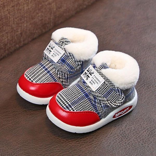 Baby Mädchen Stiefel Schnee Kinder Schuhe Winter Warme Plüsch Prinzessin Kleinkind Jungen Kinder Sneaker Schöne Weiche Großhandel Anzug Mode beliebt