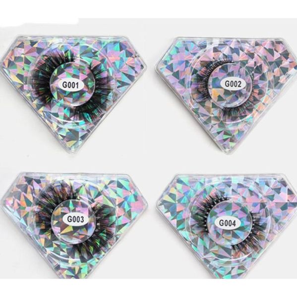 

false eyelashes lash packaging luxury natural soft 5d fluffy faux mink