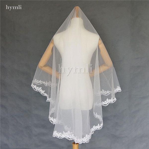 

bridal veils lace veil one layer 150cm wedding no comb real pos, Black