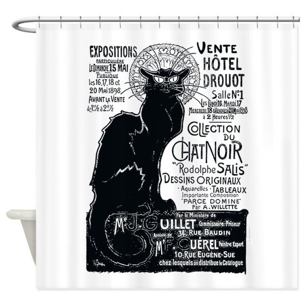

cat decorative fabric shower curtain curtains