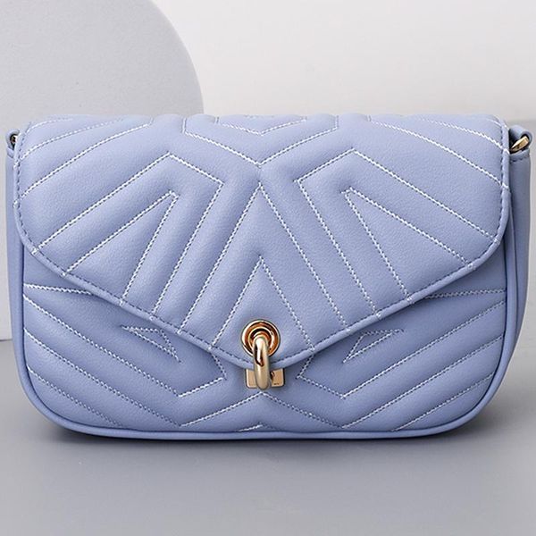 

evening bags fashion original brand geometry pattern shoulder for women all-match soft cowhide crossbody handbag female b397