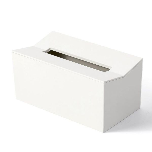 

tissue boxes & napkins kitchen box cover napkin holder for paper towels dispenser wall mounted container wipes white