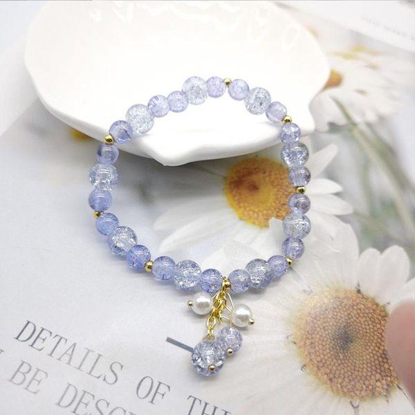 

korean version fashion trend crystal bracelet for women temperament sweet and explosive jewelry accessories gift charm bracelets, Golden;silver
