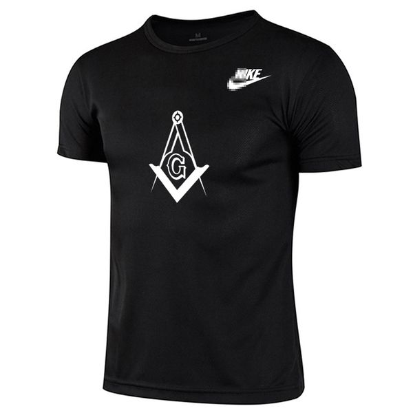 

asonry masonic asons men's t-shirt casual crew neck clothing, White;black