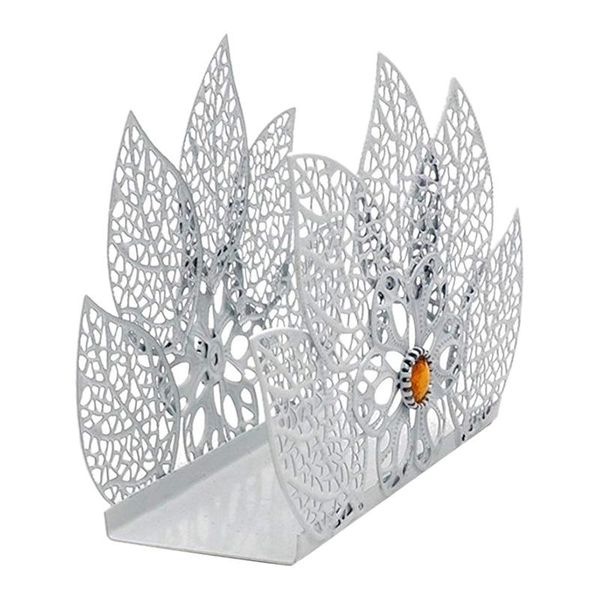 

white napkin rack tissue holder for wedding banquet dinner paper towel organizer container home restaurant party tab toilet holders