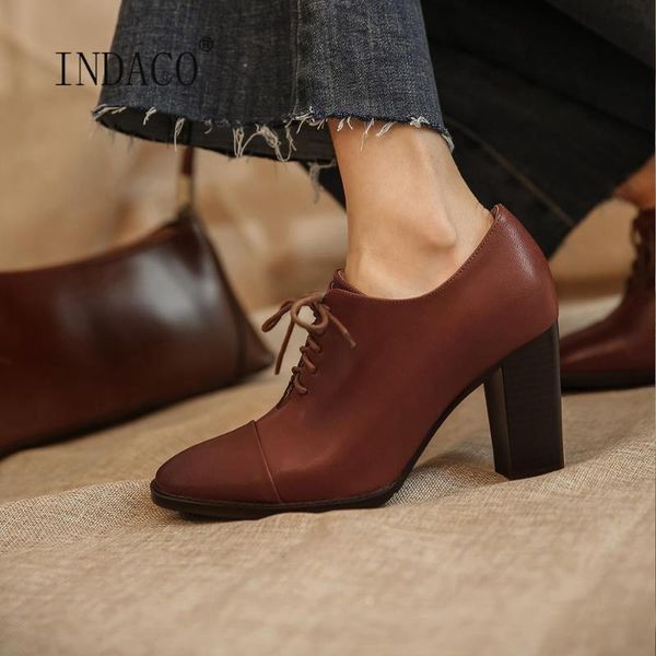 

boots ankle for women leather winter autumn shoes 8.5cm 2021, Black