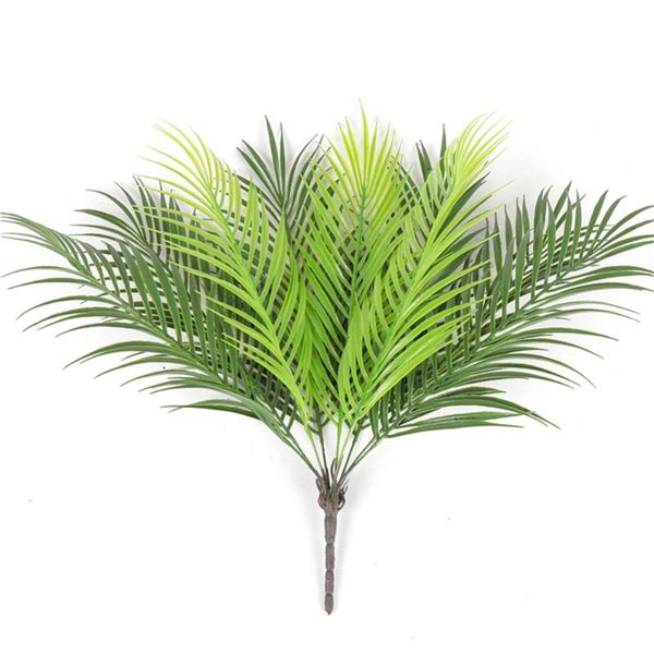 

decorative flowers & wreaths plastic artificial silk green plants fake leaves 9 branches boston fern bouquet craft foliage home decoration