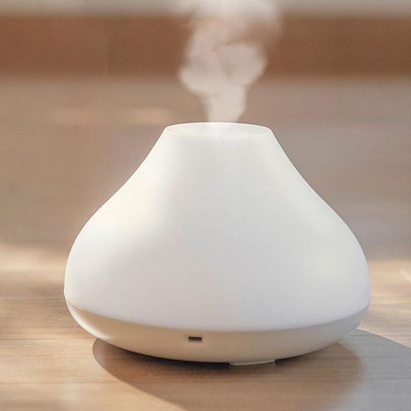 

humidifiers 500ml ultrasonic humidifier rechargeable air aroma oil diffuser aromatherapy night light mute mist timing for home