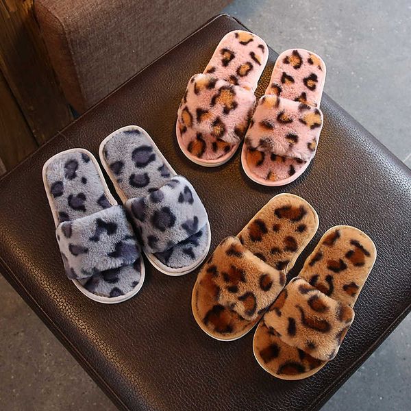 

elling children slippers autumn winter new boy girls fashion soft bottom anti-slippery plus warm shoes kid indoor casual, Black