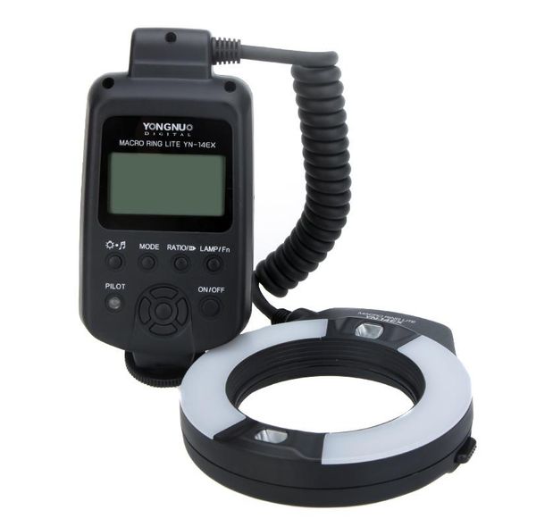 

yn-14ex macro ringl flash light camera lighting speedlite po lamps for eos dslr cameras flashes