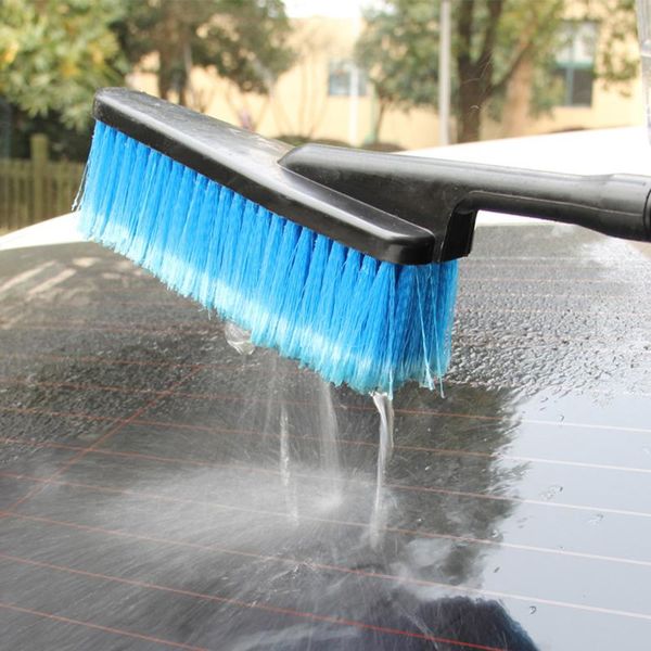 

car sponge auto window cleaner washable long handle foam bottle water flow switch wash brush care cleaning tool car-styling