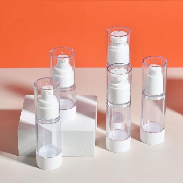 

storage bottles & jars 15ml 30ml 50ml 80ml 100ml as airless bottle sunscreen spray toner lotion push-type dispensing cosmetic