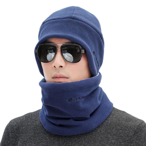 

outdoor hats winter beanie hat men bandana neck warmer balaclava face warming cycling scarf caps soft half ski cover, Black;white