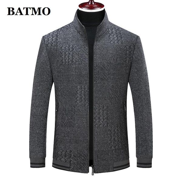 

men's wool & blends batmo 2021 arrival autumn&winter jackets men,mens coat ,plus-size m-4xl 882, Black