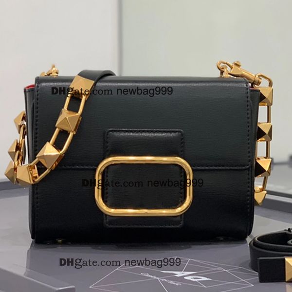 

luxury women's brand shoulder bags designer handbag with rivets luxurys designers handbags 2021 fashion classic messenger bag crossbody