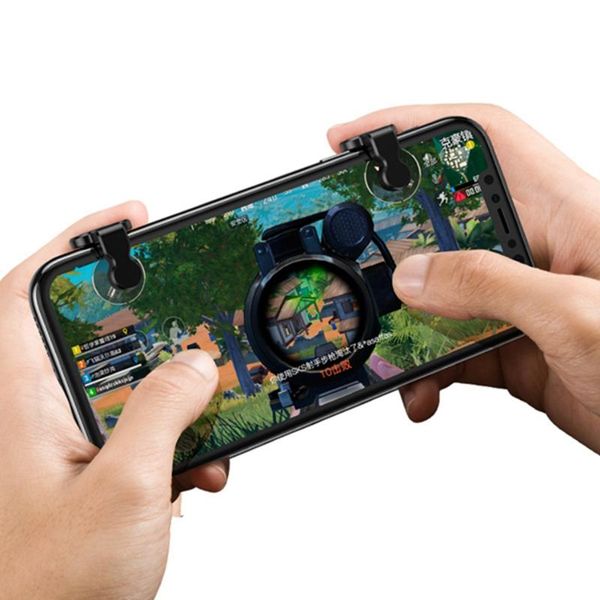 

game controllers & joysticks 1 pair mobile phone gamepad controller trigger joystick for arena of valor pubg sumsung