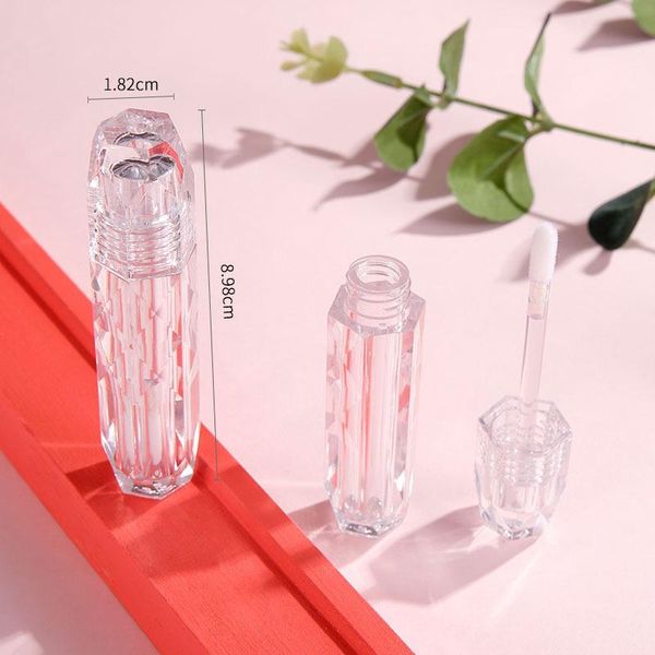 

storage bottles & jars wholesale 2.5ml empty lipgloss bottle crystal diamond containers lip gloss tube lipstick glaze lipbalm
